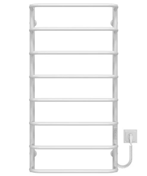 Електрична сушарка для рушників Deffi Стандарт П8 500х1000 праве підключення WD03 білий C.SS.100.50.8.E.W.R.3