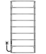 Електрична сушарка для рушників Deffi Стандарт П9 500х1100 ліве підключення JD03 хром C.SS.110.50.9.E.C.L.1