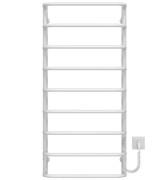 Електрична сушарка для рушників Deffi Стандарт П9 500х1100 праве підключення WD03 білий C.SS.110.50.9.E.W.R.3