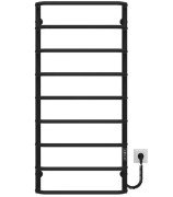 Электрический полотенцесушитель Deffi Стандарт П9 500х1100 правое подключение JD03 черный C.SS.110.50.9.E.B.R.1