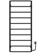 Електрична сушарка для рушників Deffi Стандарт П10 500х1200 праве підключення JD03 чорний C.SS.120.50.10.E.B.R.1