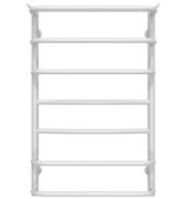 Полотенцесушитель водяной Deffi Юность П7 400х800 нижнее подключение белый C.YU.80.40.7.W.A