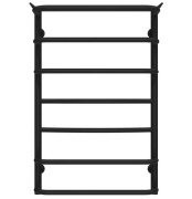 Полотенцесушитель водяной Deffi Юность П7 400х800 нижнее подключение черный C.YU.80.40.7.B.A