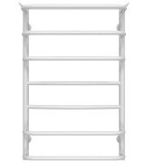 Полотенцесушитель водяной Deffi Юность П7 400х800 боковое левое подключение белый C.YU.80.40.7.W.B