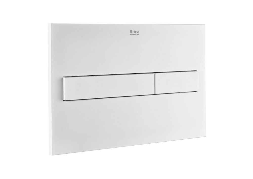 Кнопка змиву Roca PL7 подвійний змив пластик білий мат A890188207