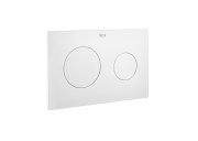 Кнопка смыва Roca PL10 двойной смыв пластик белый мат A890189207