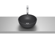 Раковина для ванной Roca Optica ⌀35 см сантехническая керамика черный матовый A327C12080