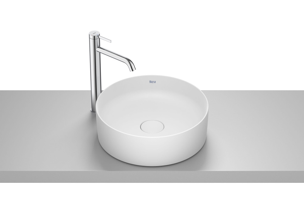 Раковина для ванной Roca Terra ⌀39 см Fineceramic® белый матовый A32787N620