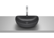 Раковина для ванной Roca Optica 45х30 см сантехническая керамика черный матовый A327C10080