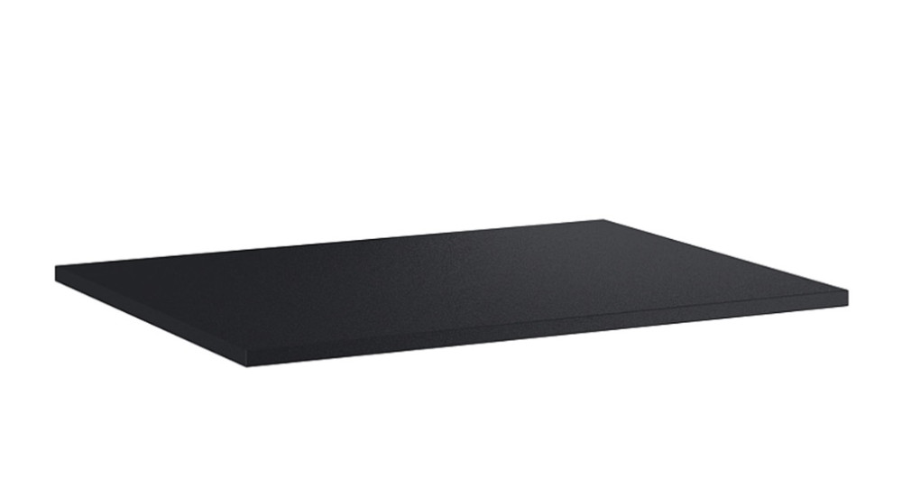 Стільниця для тумби Roca Ella 80 см композитний мармур чорний матовий A857781532