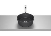 Раковина для ванной Roca Optica ⌀35 см сантехническая керамика черный матовый A327B15080