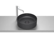 Раковина для ванної Roca Terra ⌀39 см Fineceramic® чорний матовий A32787N080