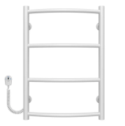 Электрический полотенцесушитель Deffi Классик П4 400х600 левое подключение белый C.DK.60.40.4.E.W.L.5