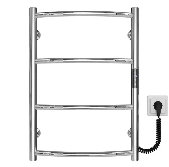 Електрична сушарка Deffi Класик П4 400х600 праве підключення JD03 хром C.DK.60.40.4.E.C.R.1