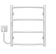 Електрична сушка для рушників Deffi Класик П4 400х500 ліве підключення WD03 білий C.DK.50.40.4.E.W.L.3