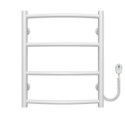 Электрический полотенцесушитель Deffi Классик П4 400х500 правое подключение белый C.DK.50.40.4.E.W.R.5