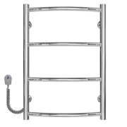 Електрична сушарка Deffi Класик П4 400х600 ліве підключення хром C.DK.60.40.4.E.C.L.5