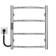 Електрична сушка для рушників Deffi Класик П4 400х500 ліве підключення JD03 хром C.DK.50.40.4.E.C.L.1