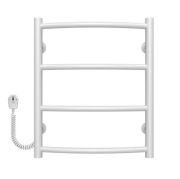 Электрический полотенцесушитель Deffi Классик П4 400х500 левое подключение белый C.DK.50.40.4.E.W.L.5