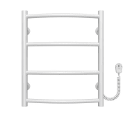 Електрична сушарка для рушників Deffi Класик П4 400х500 праве підключення білий C.DK.50.40.4.E.W.R.5