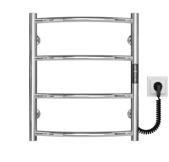 Електрична сушарка для рушників Deffi Класик П4 400х500 праве підключення JD03 хром C.DK.50.40.4.E.C.R.1