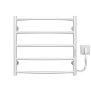 Электрический полотенцесушитель Deffi Классик П5 500х500 правое подключение WD03 белый C.DK.50.50.5.E.W.R.3