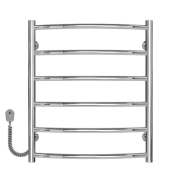 Електрична сушарка для рушників Deffi Класик П6 500х600 ліве підключення хром C.DK.60.50.6.E.C.L.5