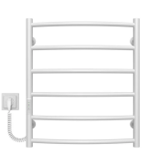 Электрический полотенцесушитель Deffi Классик П6 500х600 левое подключение WD03 белый C.DK.60.50.6.E.W.L.3