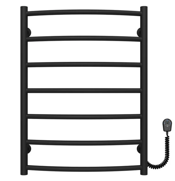 Электрический полотенцесушитель Deffi Классик П7 500х700 правое подключение черный C.DK.70.50.7.E.B.R.5