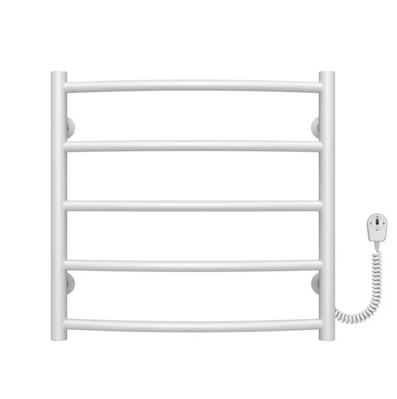 Електрична сушарка для рушників Deffi Класик П5 500х500 правильне підключення білий C.DK.50.50.5.E.W.R.5