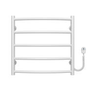 Электрический полотенцесушитель Deffi Классик П5 500х500 правое подключение белый C.DK.50.50.5.E.W.R.5