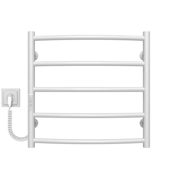 Электрический полотенцесушитель Deffi Классик П5 500х500 левое подключение WD03 белый C.DK.50.50.5.E.W.L.3