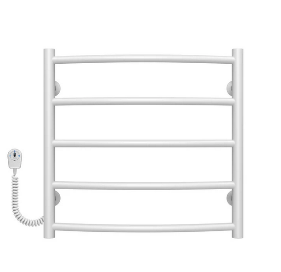 Електрична сушарка для рушників Deffi Класик П5 500х500 ліве підключення білий C.DK.50.50.5.E.W.L.5