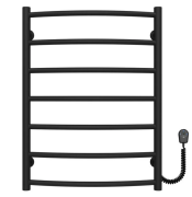 Електросушарка для рушників Deffi Класик П7 500х700 праве підключення чорний C.DK.70.50.7.E.B.R.5