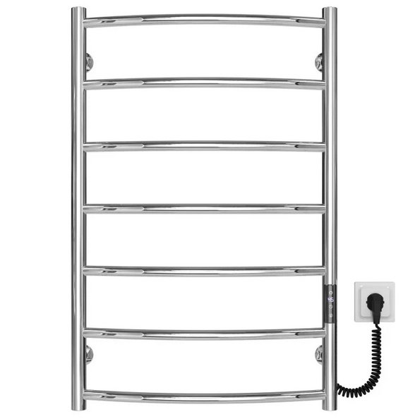 Електрична сушарка для рушників Deffi Класик П7 500х800 праве підключення JD03 хром C.DK.80.50.7.E.C.R.1