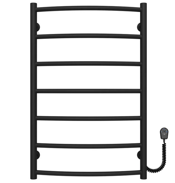 Электрический полотенцесушитель Deffi Классик П7 500х800 правое подключение черный C.DK.80.50.7.E.B.R.5