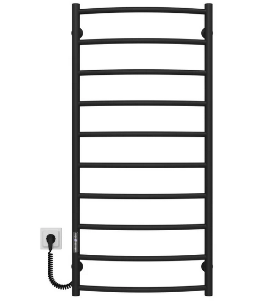 Електросушарка для рушників Deffi Класик П10 500х1100 ліве підключення JD03 чорний C.DK.110.50.10.E.B.L.1