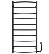 Електросушарка для рушників Deffi Класик П10 500х1100 праве підключення чорний C.DK.110.50.10.E.B.R.5