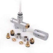 Комплект термостатический Теrma интегрированный прямой ось 50 CYLINDER с трубкой латунь сатин WRZT5G7-ST