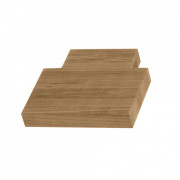 Полка для полотенцесушителя Terma Easy 20х18 см дерево тик WRPEAS020 TEK