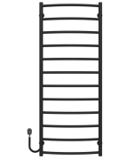 Электрический полотенцесушитель Deffi Классик П12 500х1300 левое подключение черный C.DK.130.50.12.E.B.L.5