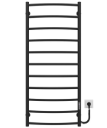 Электрический полотенцесушитель Deffi Классик П11 500х1200 правое подключение JD03 черный C.DK.120.50.11.E.B.R.1