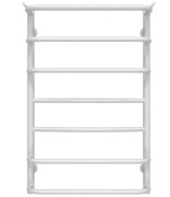 Полотенцесушитель водяной Deffi Юность П7 500х800 нижнее подключение белый C.YU.80.50.7.W.A