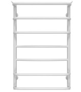 Полотенцесушитель водяной Deffi Юность П7 500х800 боковое левое подключение белый C.YU.80.50.7.W.B