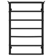 Полотенцесушитель водяной Deffi Юность П7 500х800 боковое правое подключение черный C.YU.80.50.7.B.C
