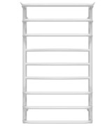 Полотенцесушитель водяной Deffi Юность П9 500х900 нижнее подключение белый C.YU.90.50.9.W.A