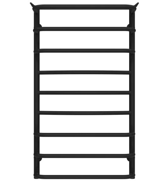 Полотенцесушитель водяной Deffi Юность П9 500х900 боковое правое подключение черный C.YU.90.50.9.B.C