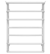 Полотенцесушитель водяной Deffi Юность П7 500х700 нижнее подключение белый C.YU.70.50.7.W.A