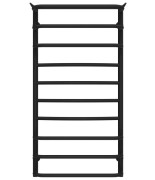 Полотенцесушитель водяной Deffi Юность П10 500х1000 нижнее подключение черный C.YU.100.50.10.B.A