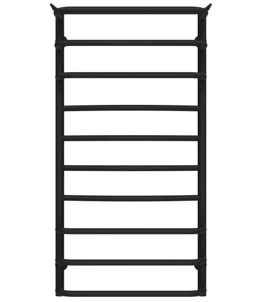 Полотенцесушитель водяной Deffi Юность П10 500х1000 боковое правое подключение черный C.YU.100.50.10.B.C